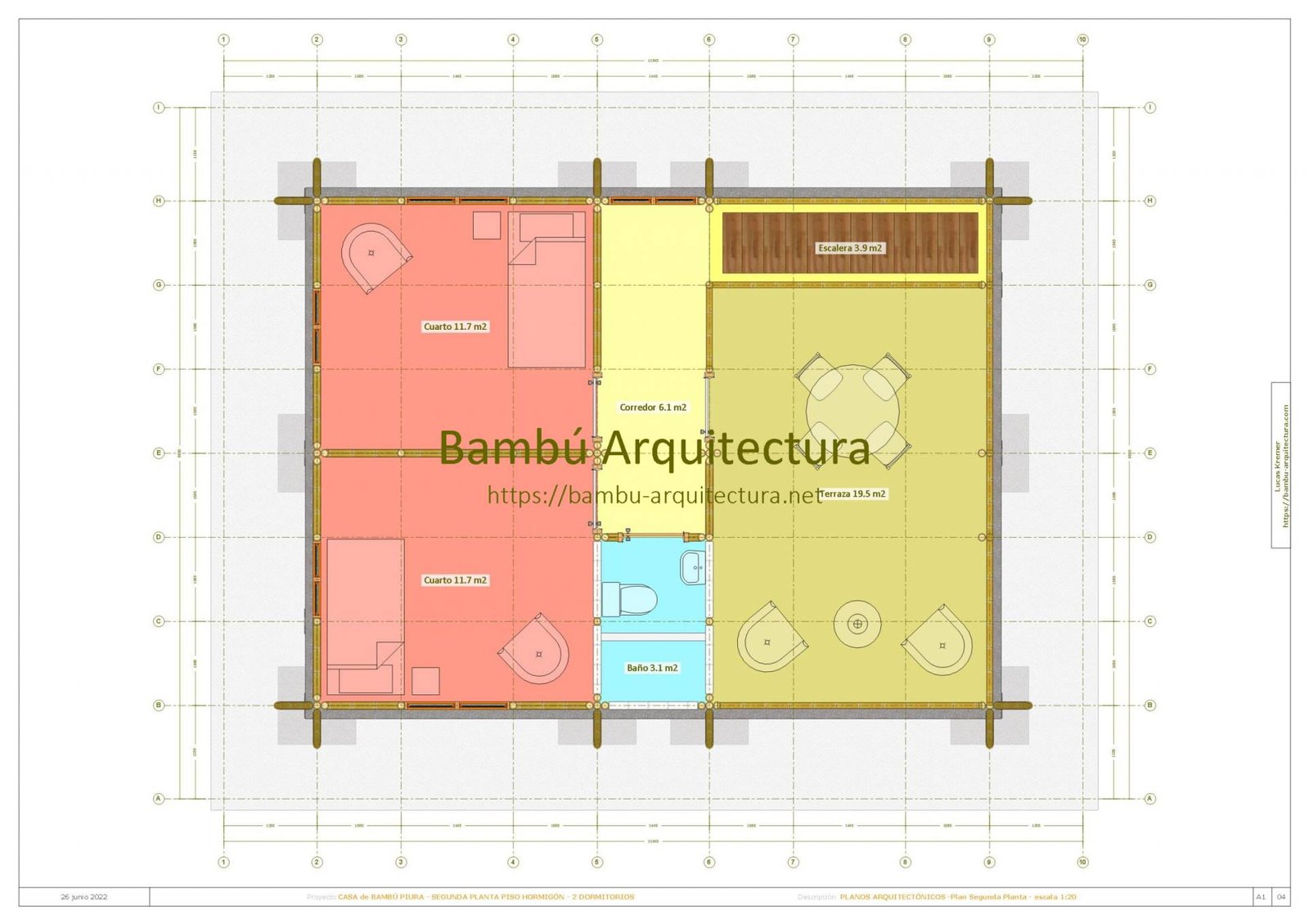 Casa de Bambu Piura 2PiHo Do2 21062022 05 scaled - Planos Bambú Arquitectura