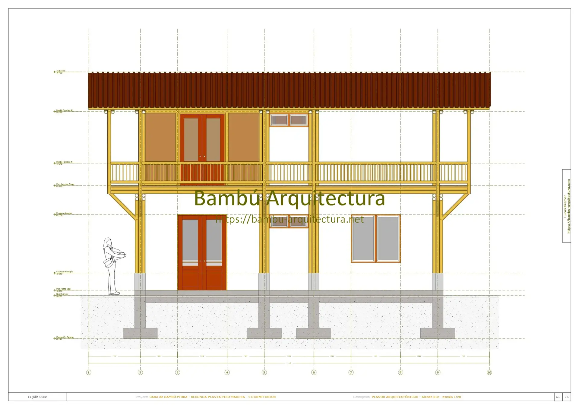 Casa de Bambu Piura 2PiMa Do2 11072022 07 - Planos Bambú Arquitectura