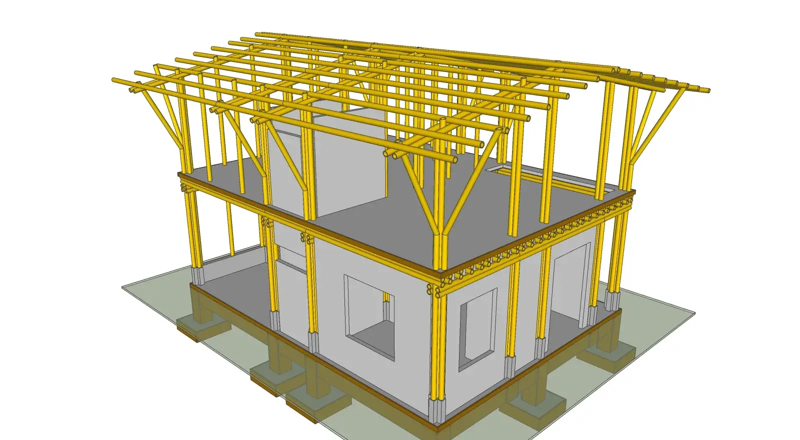 Casa de Bambu Piura 2PiHo Do3 Planos Tecnicos 14072022 Paso 10 - Planos Bambú Arquitectura