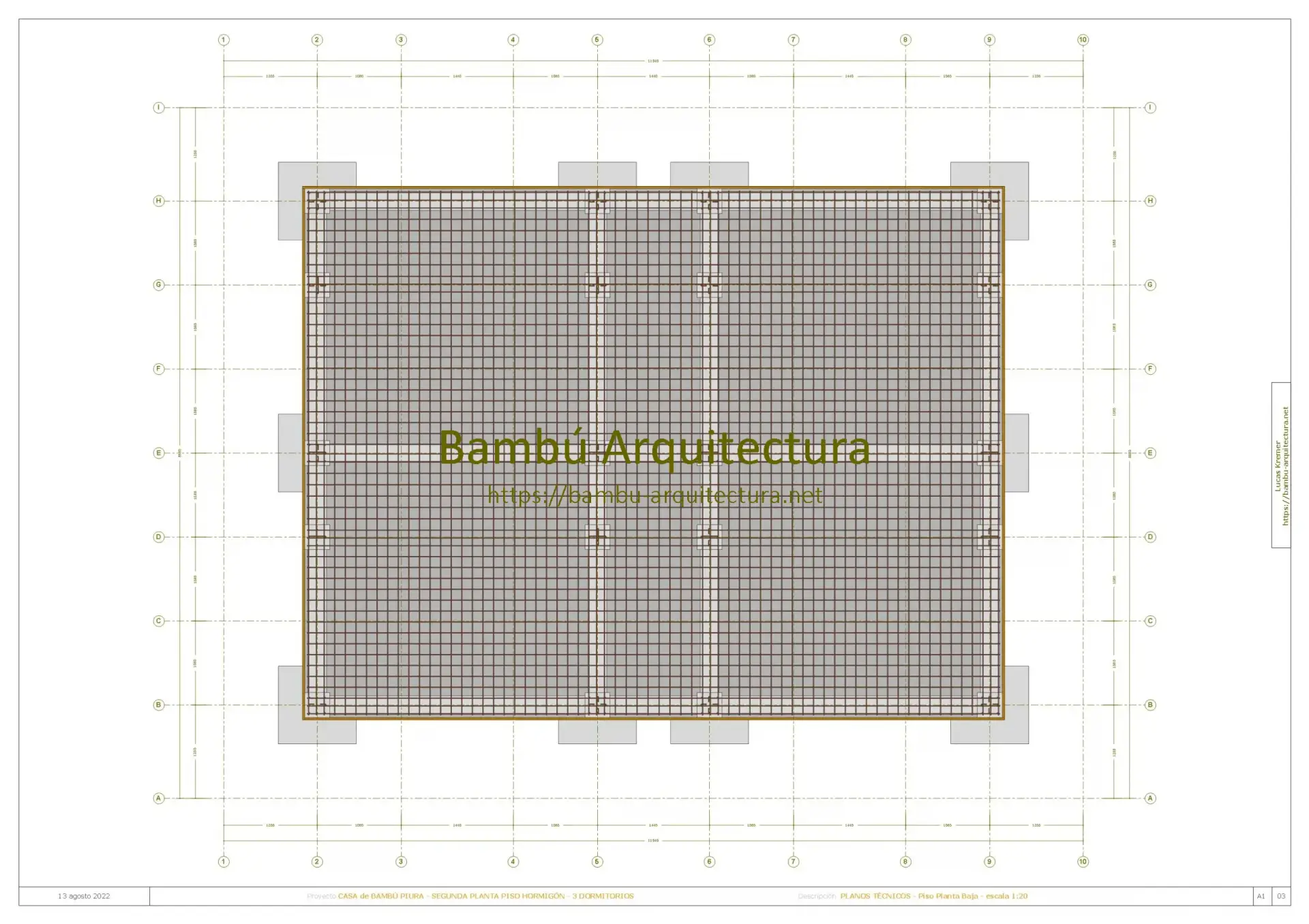 Casa de Bambú Piura 2PiHo Do3 - Piso Planta Baja