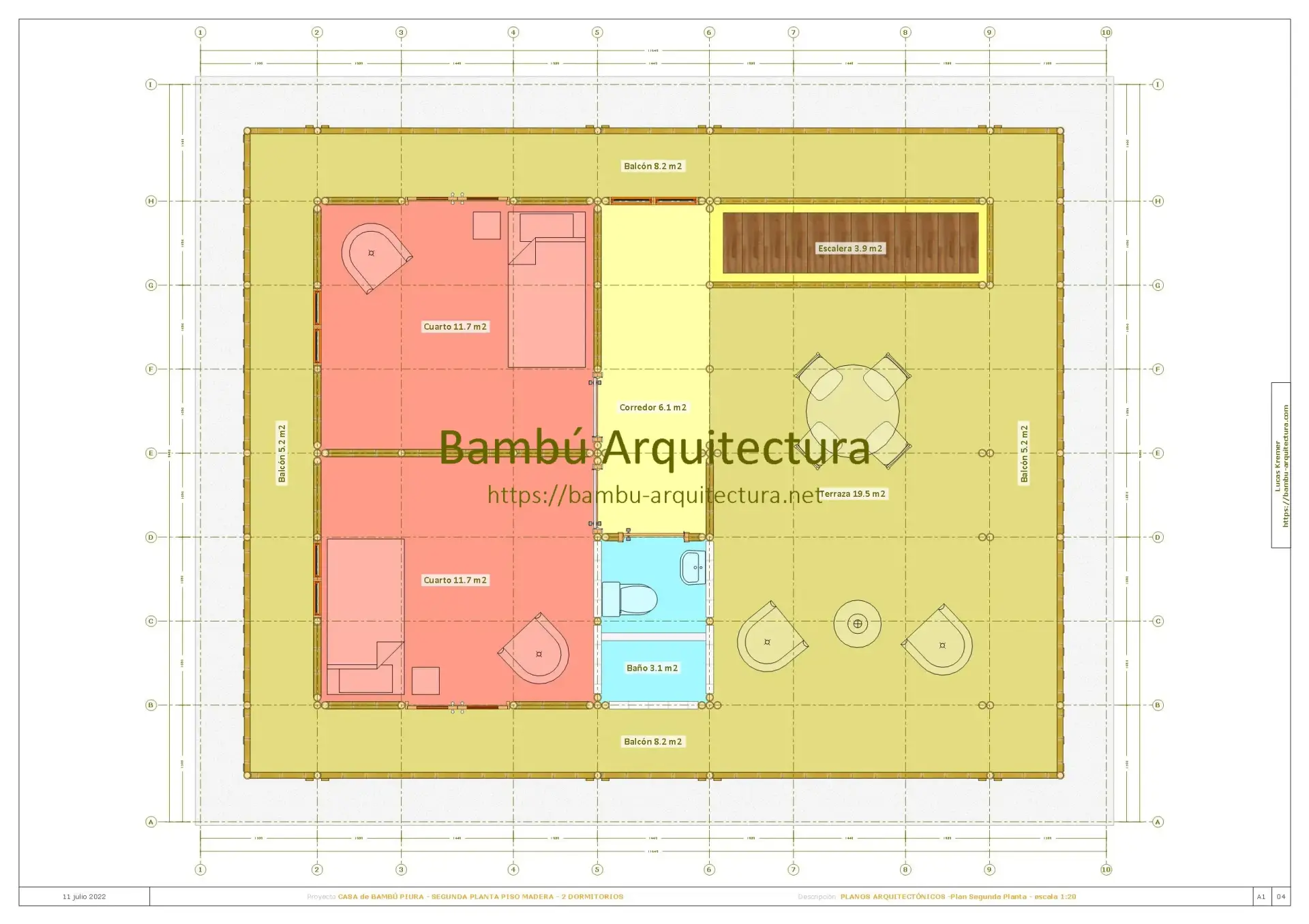 Casa de Bambu Piura 2PiMa Do2 11072022 05 - Planos Bambú Arquitectura