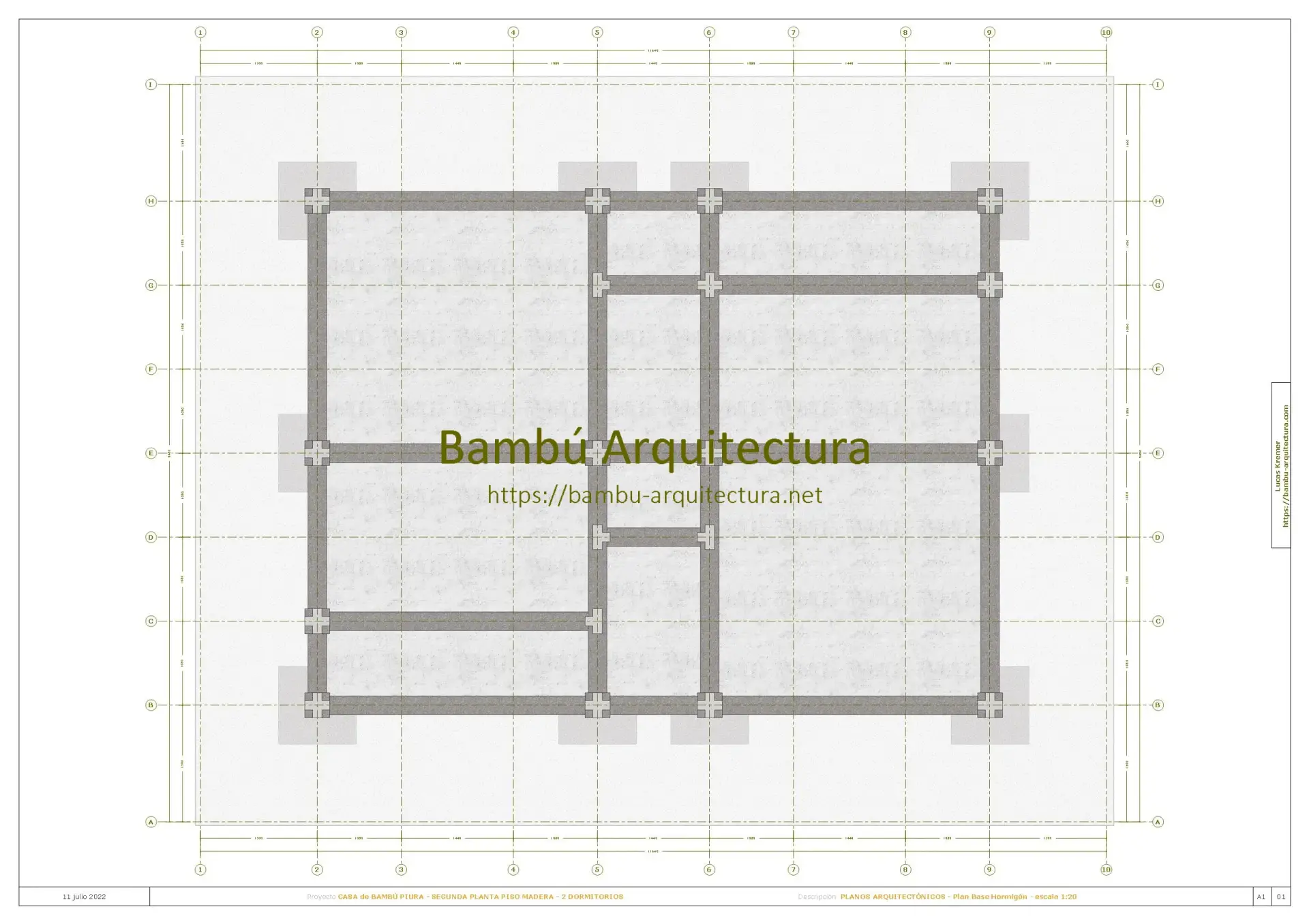 Casa de Bambu Piura 2PiMa Do2 11072022 02 - Planos Bambú Arquitectura