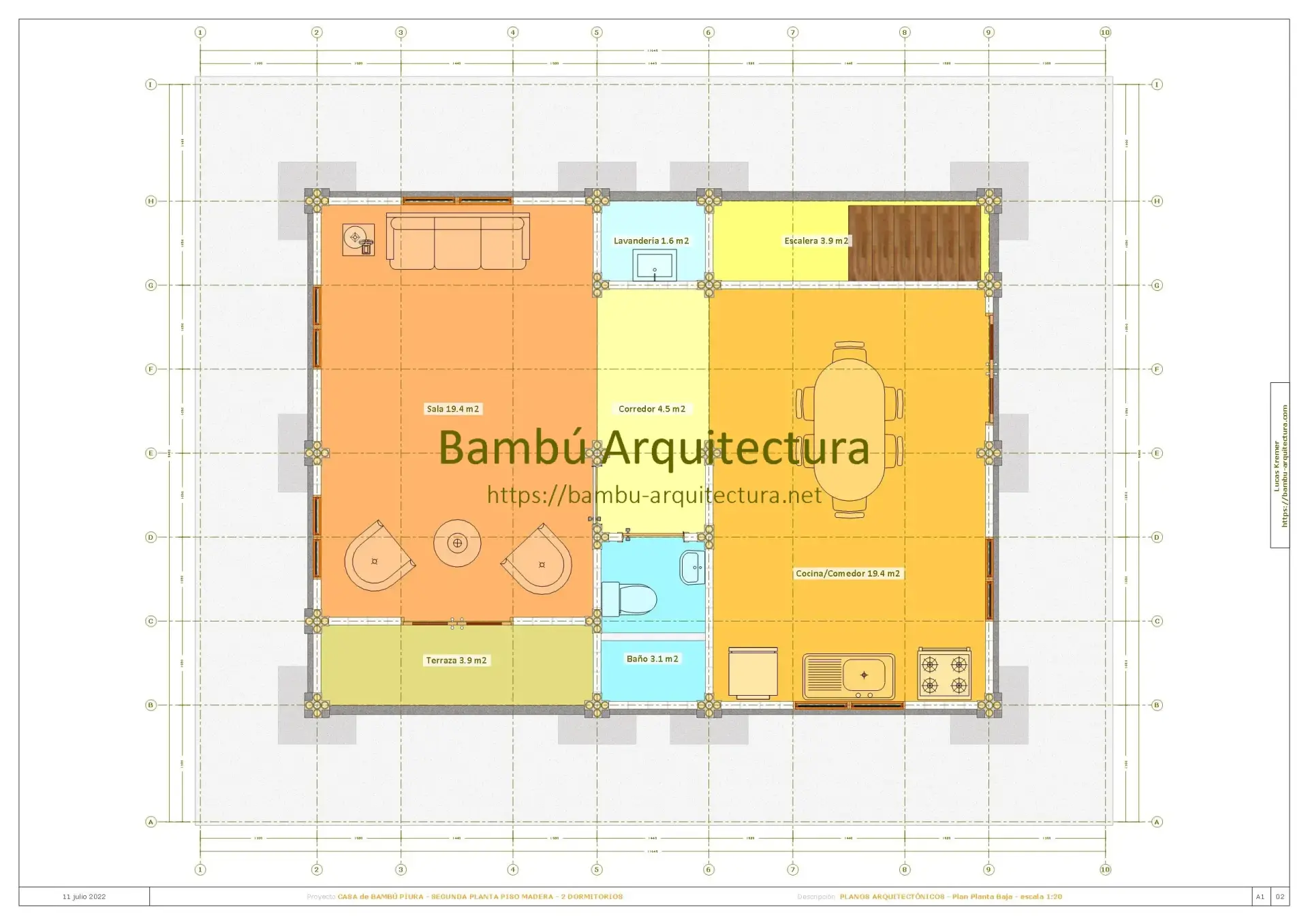 Casa de Bambu Piura 2PiMa Do2 11072022 03 - Planos Bambú Arquitectura