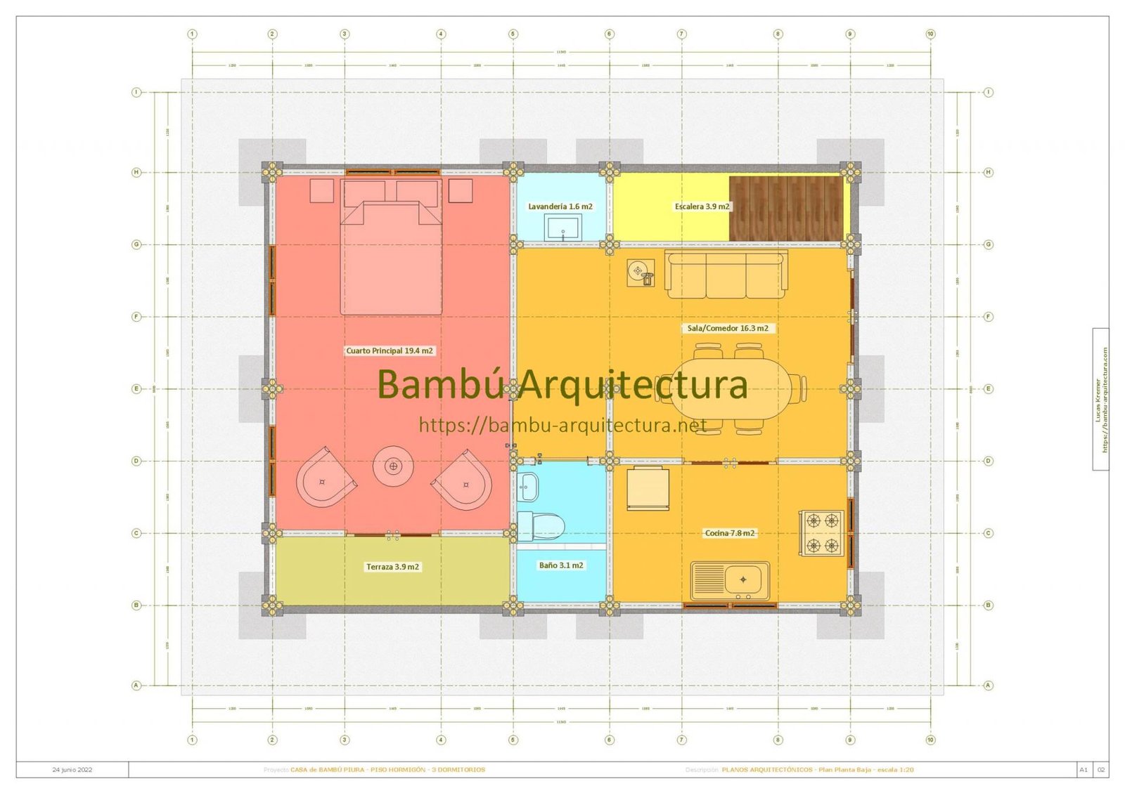 Casa de Bambu Piura 2PiHo Do3 24062022 03 scaled - Planos Bambú Arquitectura