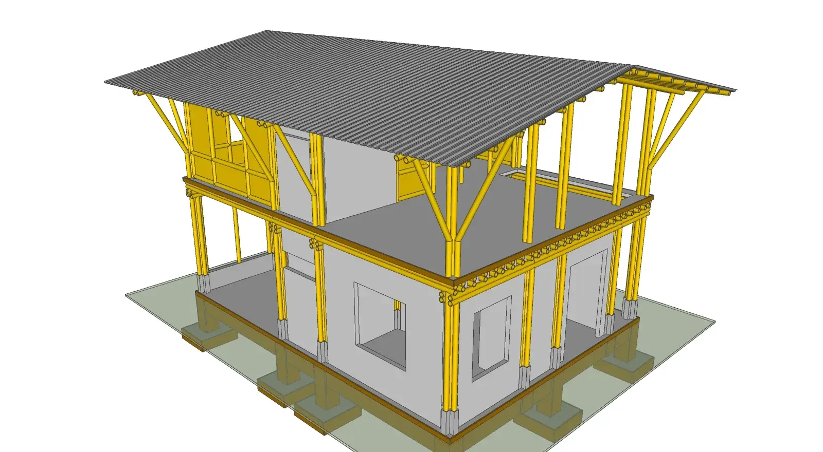 Método de Construcción - Planos Bambú Arquitectura