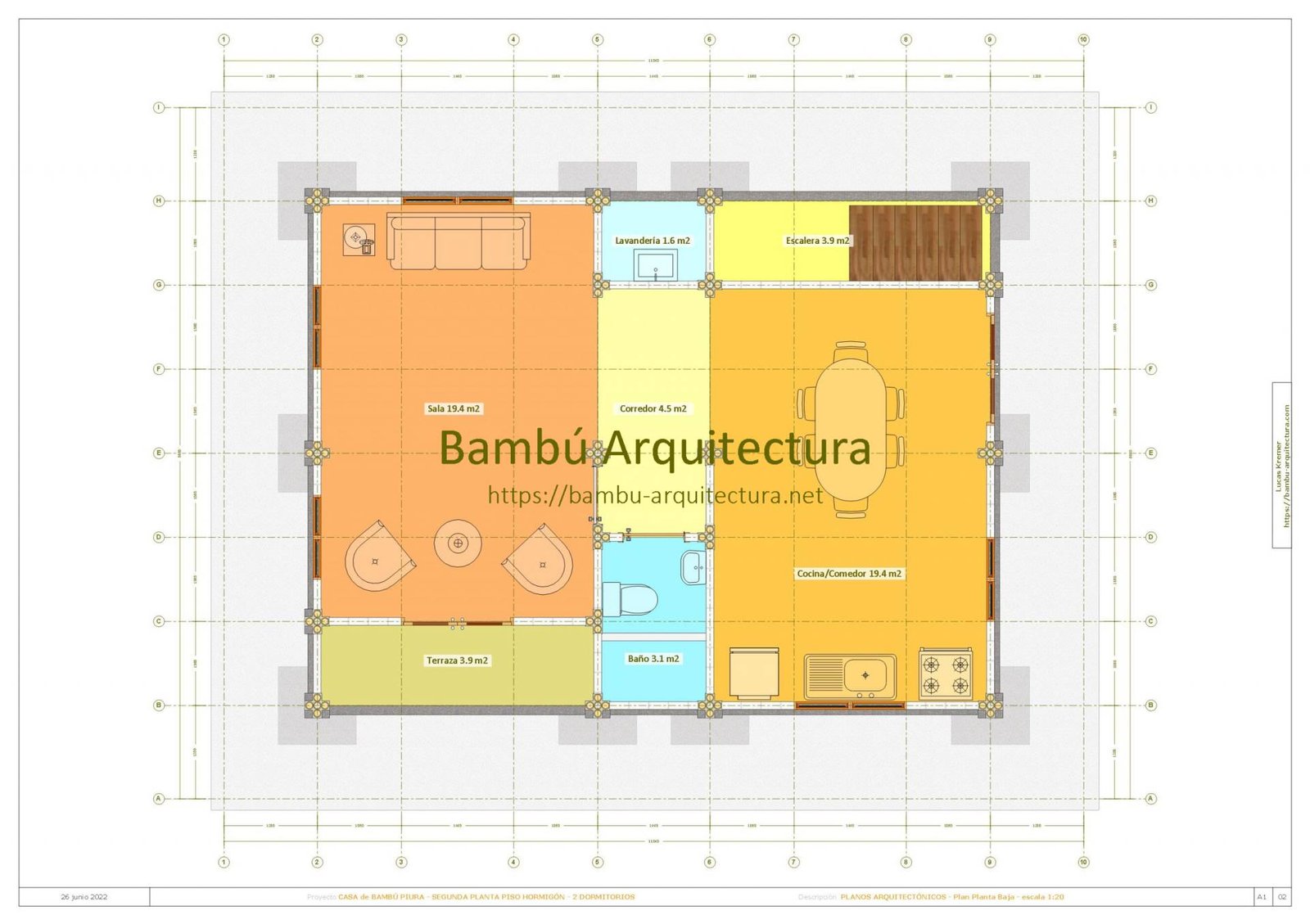 Casa de Bambu Piura 2PiHo Do2 21062022 03 scaled - Planos Bambú Arquitectura